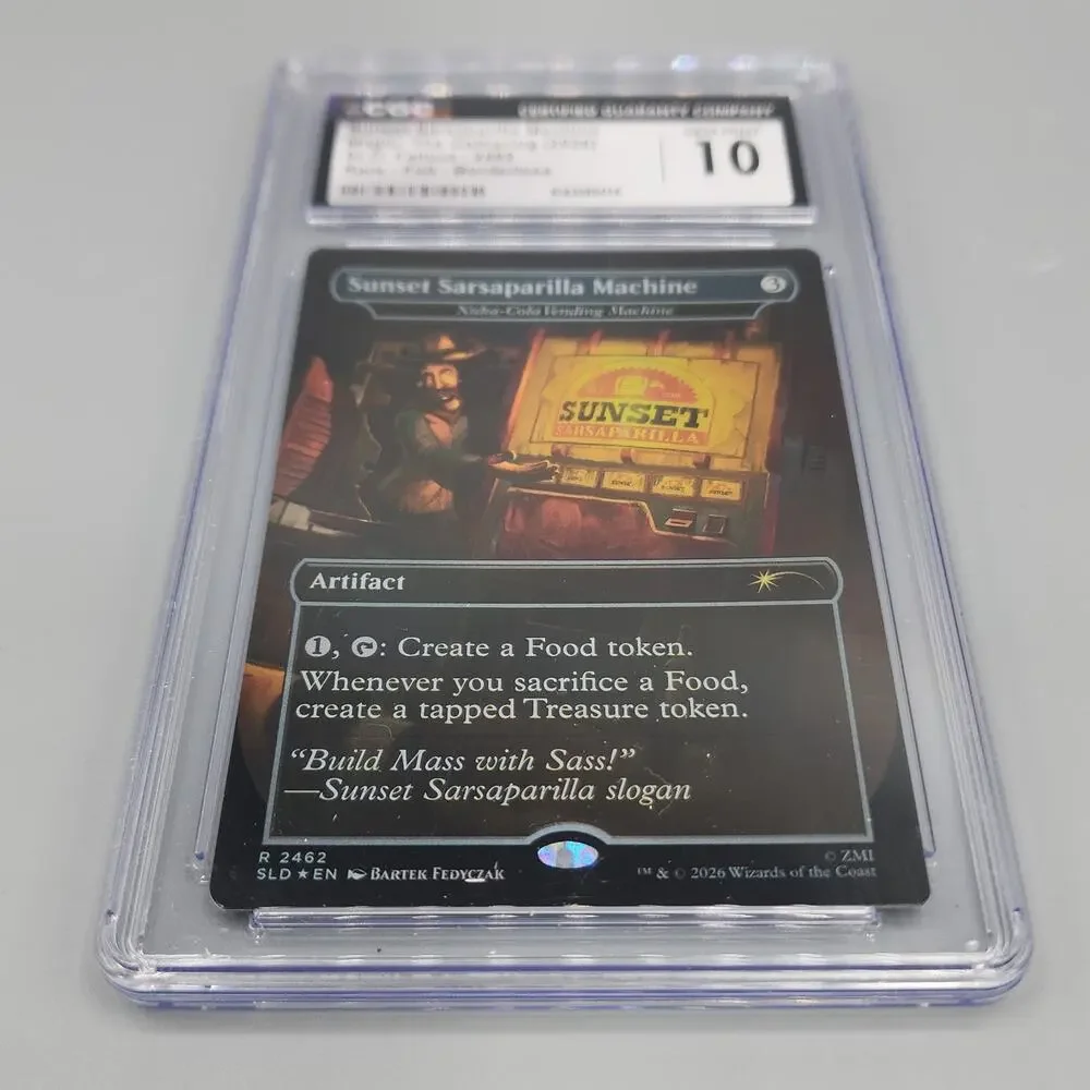 MTG Sunset Sarsaparilla Machine Nuka-Cola Vending Machine Foil SLD CGC 10